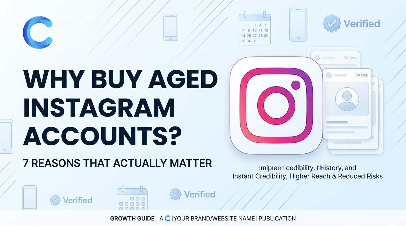 Why Buy Aged Instagram Accounts? 7 Reasons That Actually Matter